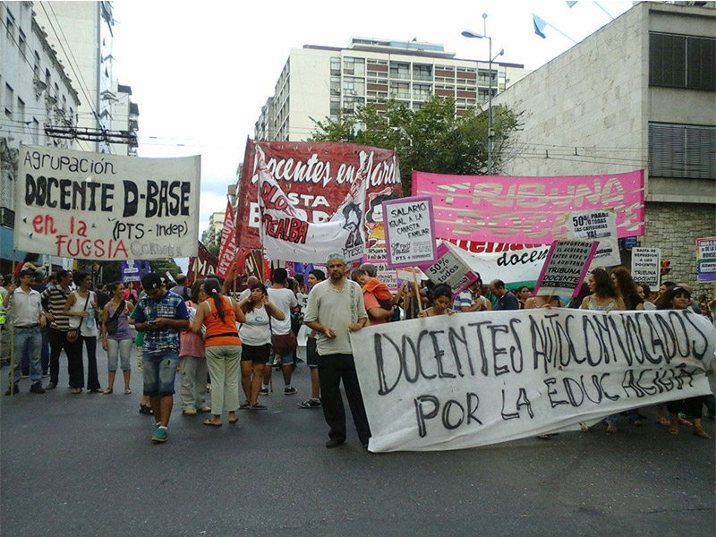 La lista para recuperar el sindicato docente: una sorpresa que no sorprende