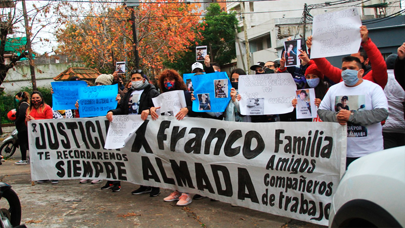 PedidosYa: exigen justicia por Franco Almada