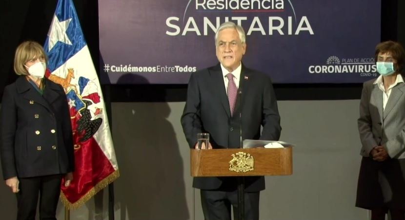 Piñera pide un "gran acuerdo nacional" mientras colapsa el sistema de salud