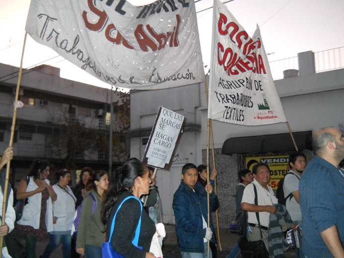 Movilización por el Taller Páez