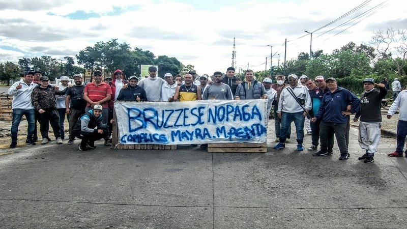 Penta de Quilmes: con patota y tiros, Bruzzese ataca a los trabajadores