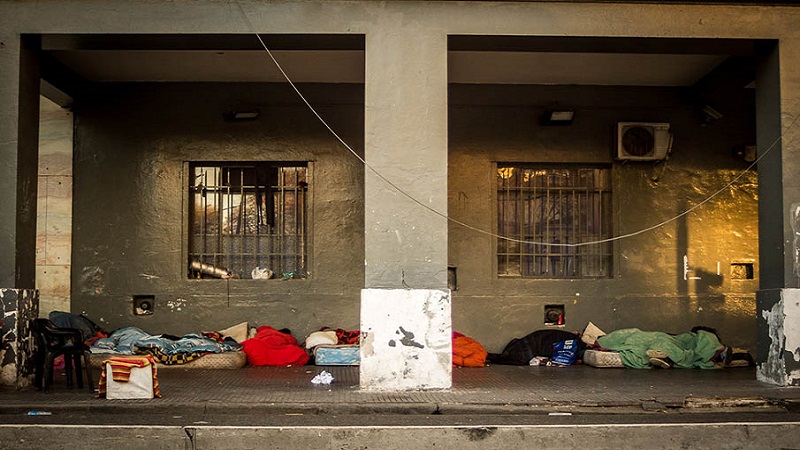 Situación crítica de las personas que viven en las calles porteñas