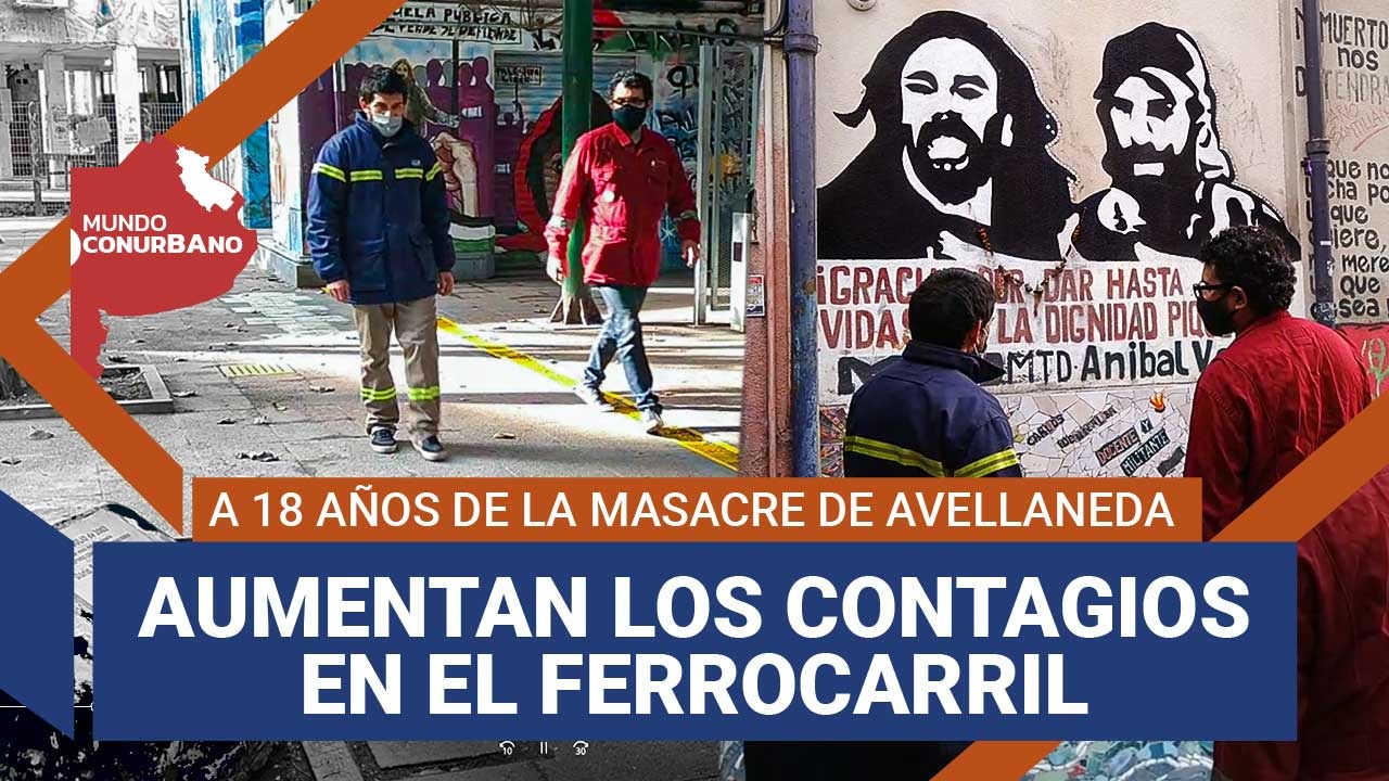 Contagios en el ferrocarril y a 18 años del asesinato de Maxi y Darío | #MundoConurbano