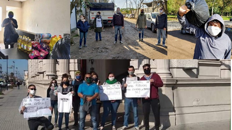 Suteba Ensenada solidario con el Barrio Cabezas