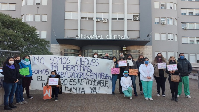 Mendoza: Asamblea de trabajadores del Hospital Central contra la precarización