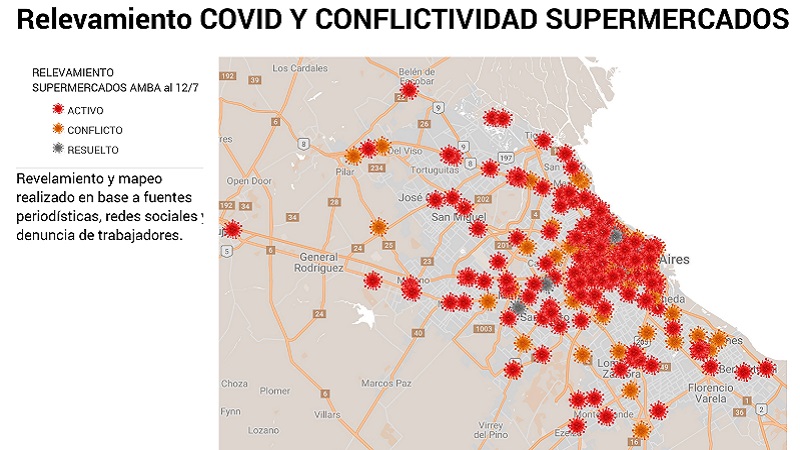 Primer informe: covid-19 y conflictividad laboral en supermercados del AMBA