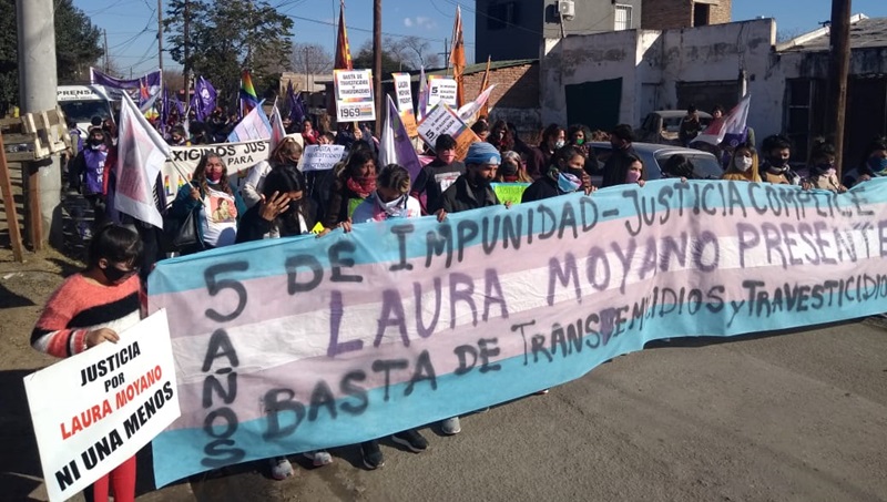 A cinco años del transfemicidio de Laura Moyano, siguen exigiendo justicia