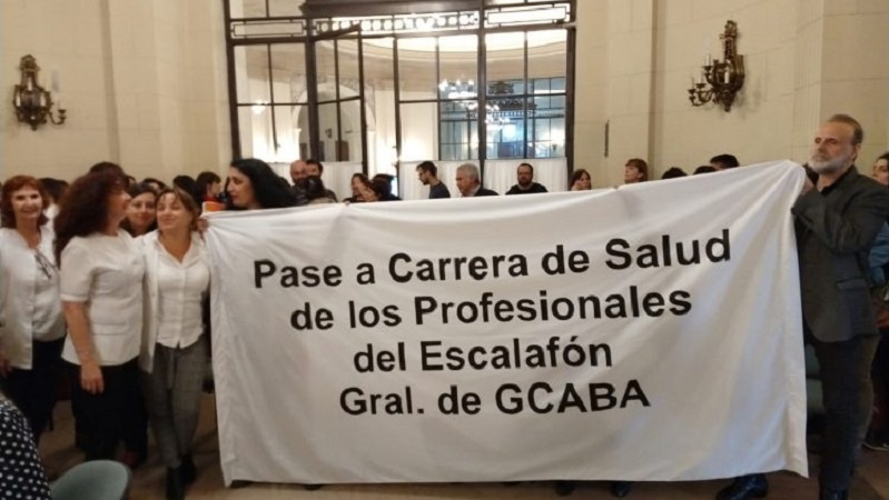 CABA: trabajadores de la salud denuncian inequidad laboral y exigen el pase a carrera profesional