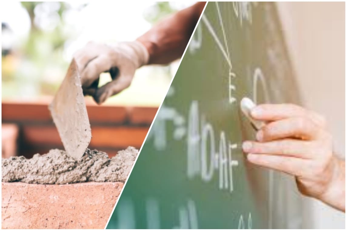 “Soy profe de Historia y trabajo en la construcción para llegar a fin de mes”