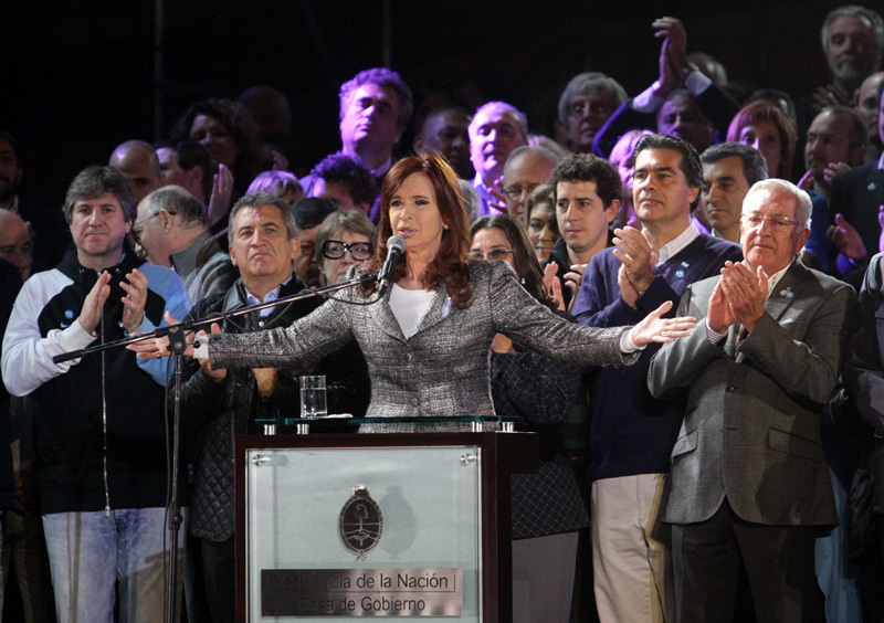 Cristina fue la oradora central en los actos por la Revolución de Mayo