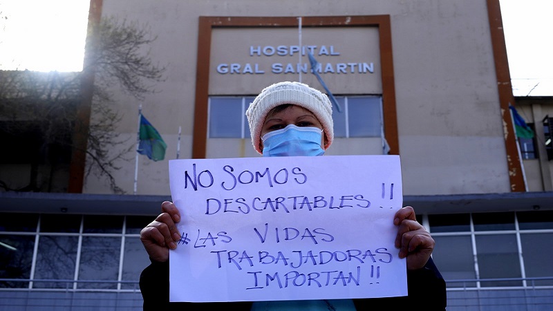 Trabajadores de la salud, protagonistas de una gran pelea 