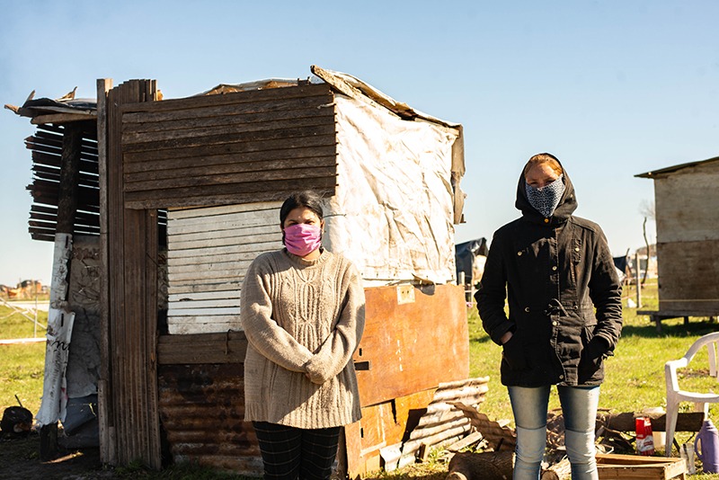 Toma de tierras en Guernica: “Si nos desalojan nos quedamos en la calle totalmente”