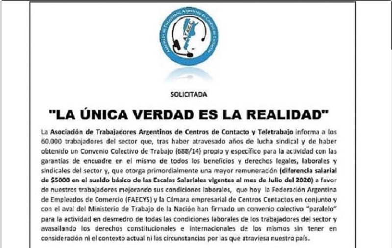 Los salarios en los call centers y una campaña engañosa de Attac