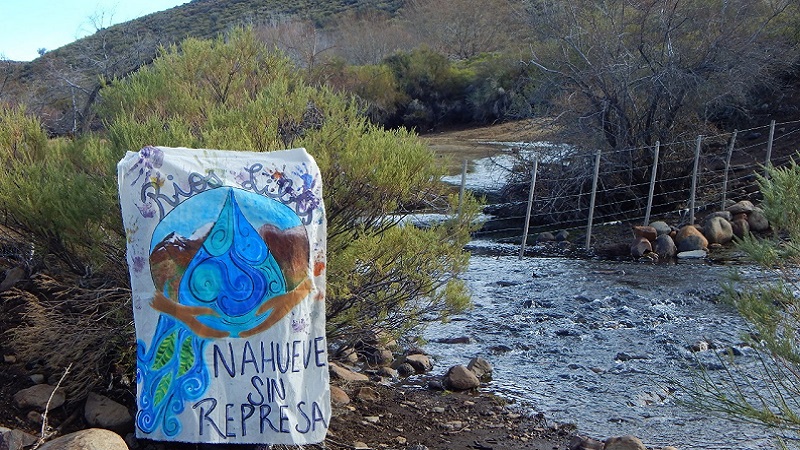 La comunidad de Nahueve busca frenar la represa sobre el río Neuquén