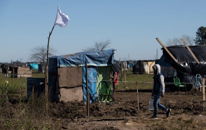 Guernica: Las familias de la toma se vieron fuertemente afectadas por el temporal 