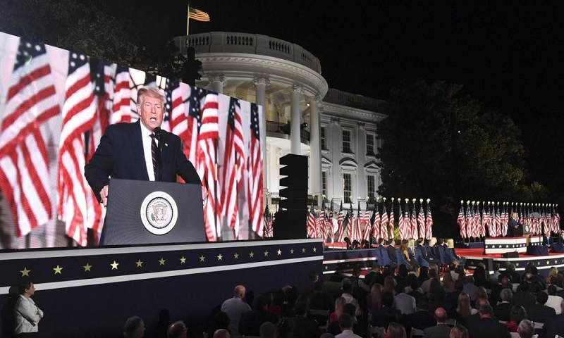 Trump dice ser el salvador del sueño americano en la última noche de la Convención Republicana