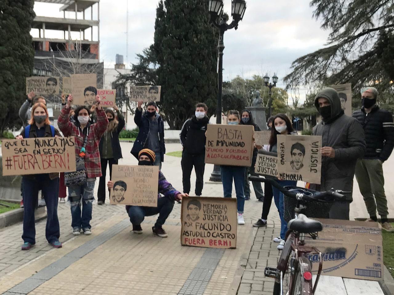 Cañuelas: Jóvenes exigieron justicia por Facundo Castro y la renuncia de Berni