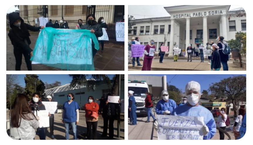 Jujuy cerró la semana con varias protestas del sector de la salud ¿cómo seguimos?