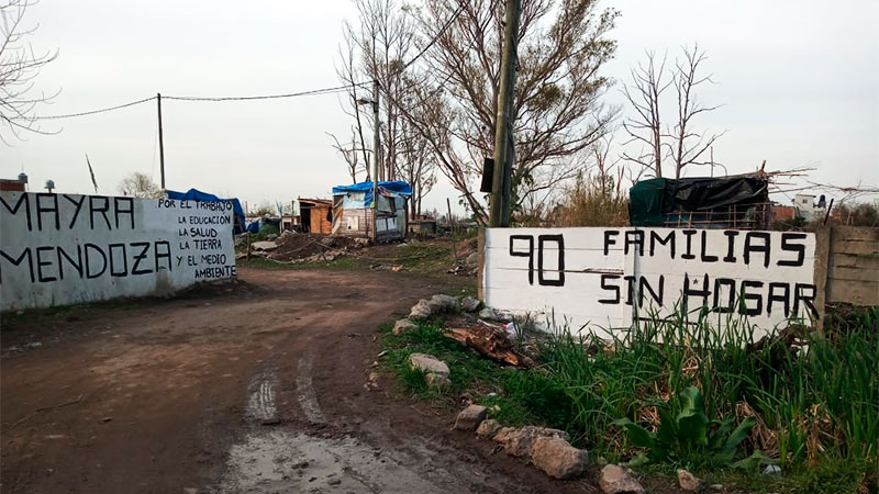 Toma de tierras en Solano: "Me echaron del trabajo, pagaba un alquiler y no lo pude pagar más"