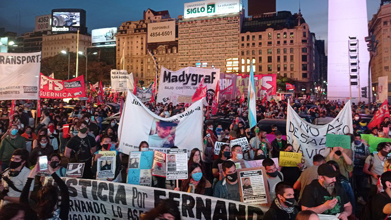 [Fotogalería] Jornada nacional en apoyo a las luchas en curso