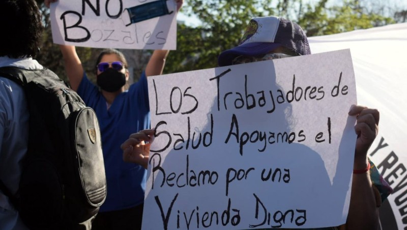 Jujuy: “Porque defendemos la salud apoyamos a las familias que luchan por una vivienda”