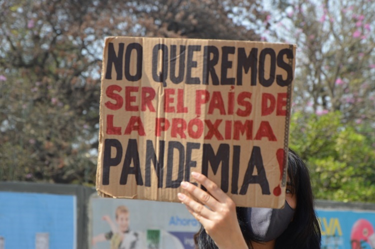 Jornada de protesta en Tucumán durante la sexta huelga mundial por el clima