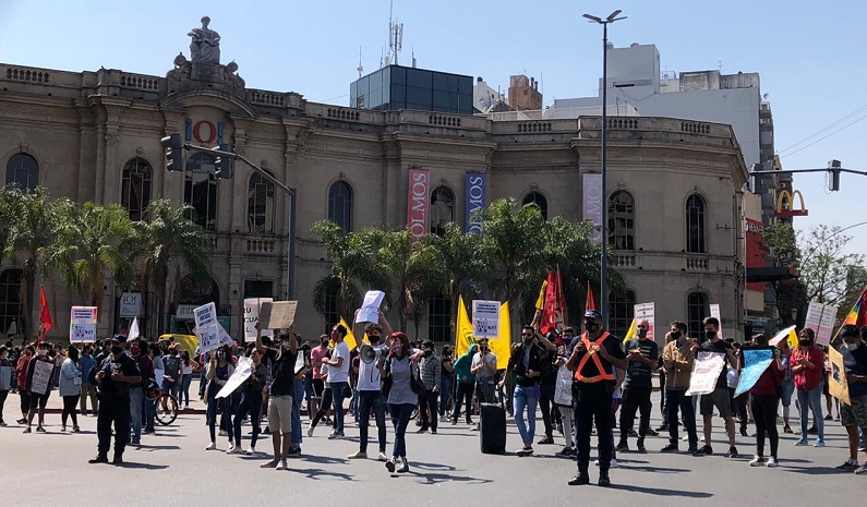 Nueva movilización de trabajadores de call centers en Córdoba