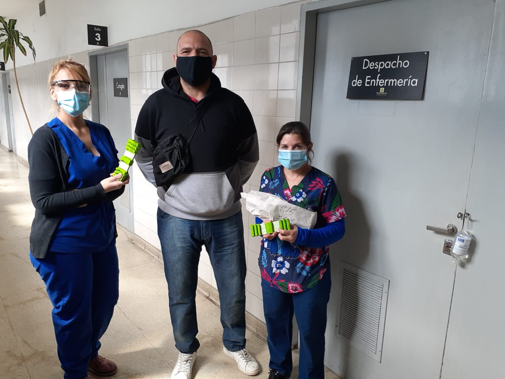 “Impresores de La Técnica” una nueva donación a los trabajadores de la salud