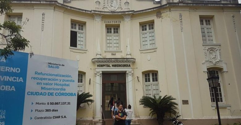 Hospital Misericordia de Córdoba no tiene sala especial para pacientes de covid-19