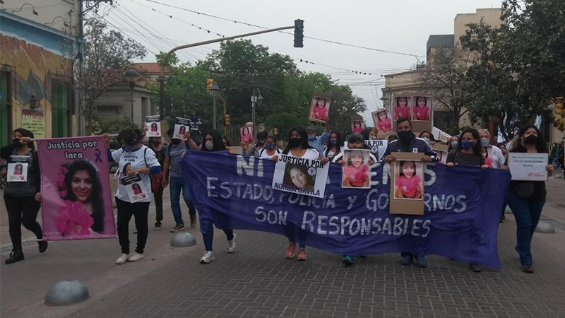 Las calles no se dejan: nueva marcha contra los femicidios en Jujuy