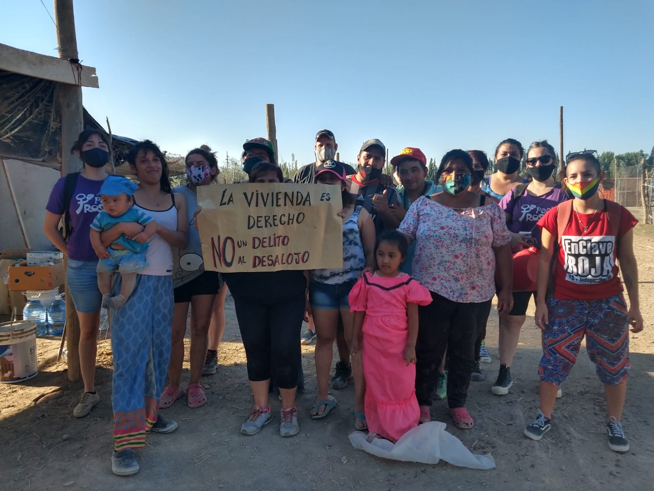 [Videos] Las mujeres al frente en la lucha por vivienda en Cipolletti