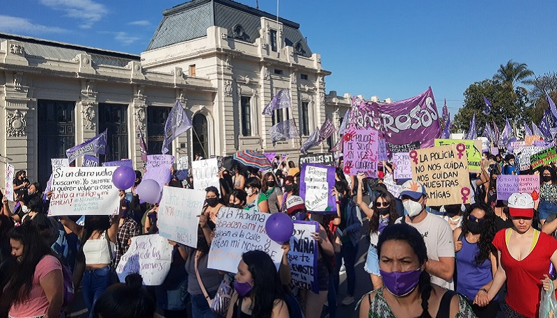 En Jujuy por #NiUnaMenos: ¡Las calles no se dejan!