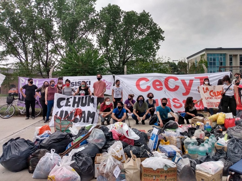 Colecta por Guernica en la Universidad Nacional de San Martín