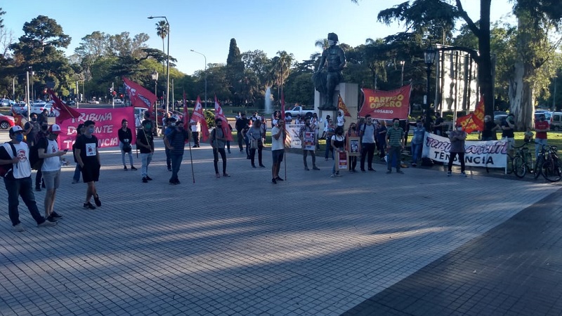 Acto y mural a 10 años del asesinato de Mariano Ferreyra en Rosario