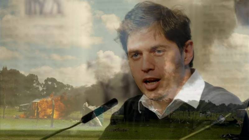 Kicillof: luego del desalojo tira tierra, pero a los ojos de quienes no tienen dónde vivir