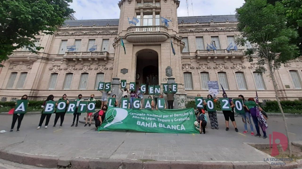 En Bahía Blanca también se movilizó para exigir aborto legal ya