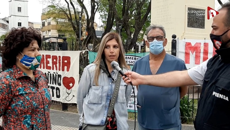 Los empleados municipales de La Matanza pasaron su día peleando en las calles