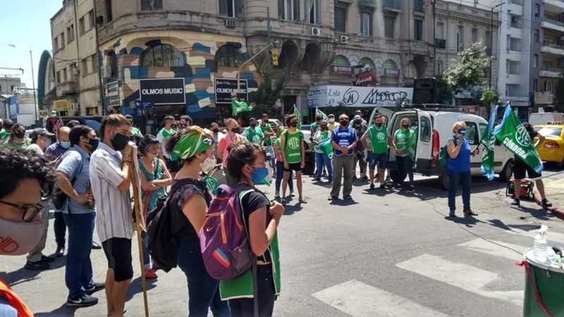 Trabajadores de SeNAF Córdoba realizaron una jornada de lucha