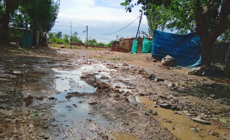 [Video] Vecinos de La Quebrada en Godoy Cruz se manifestaron luego de la tormenta en Mendoza