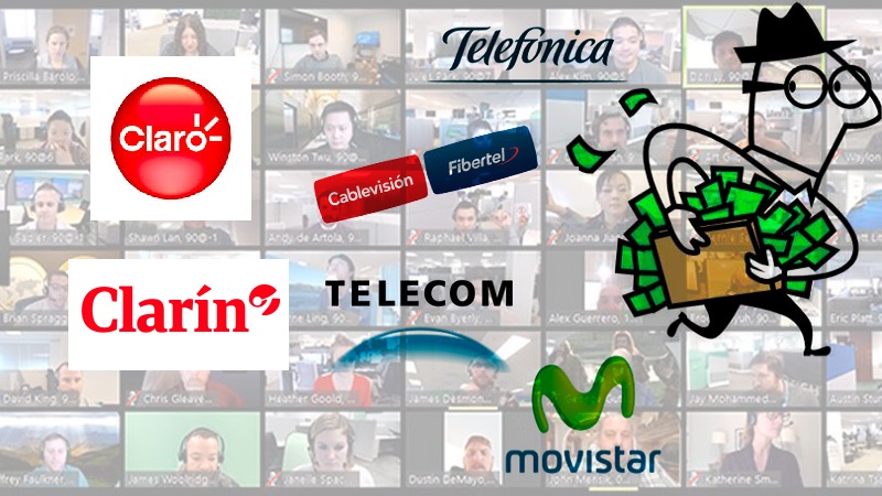 Clarín, Movistar y Claro: sin impuesto a los ricos, piden tarifazo y niegan aumento salarial 