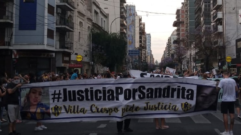 Un año sin justicia: se movilizaron por Sandra, joven que murió atropellada por un patrullero