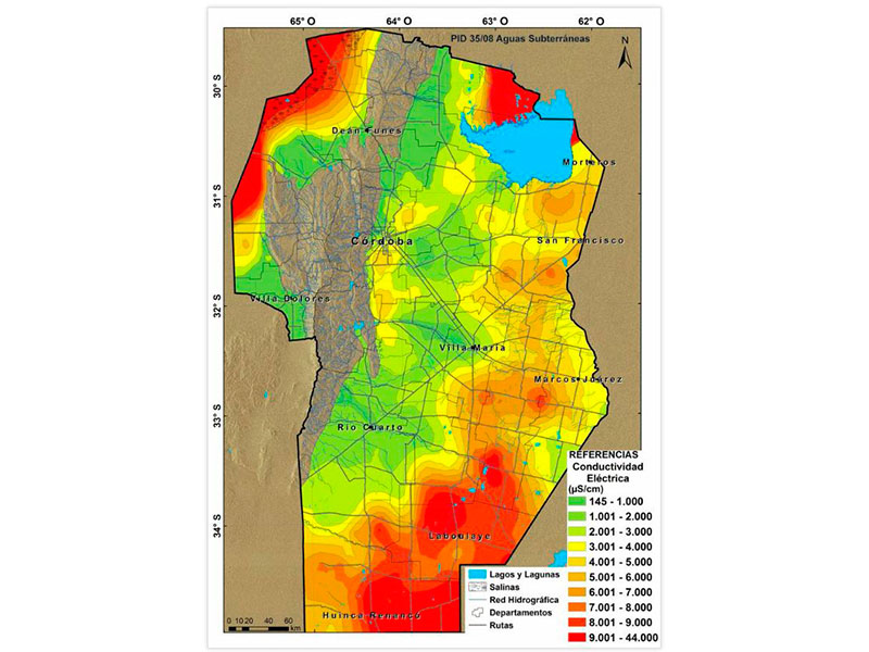 Córdoba: novedoso estudio sobre las reservas de agua subterráneas