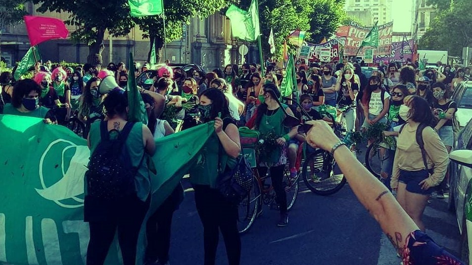 En Bahía Blanca también se marchó por aborto legal, seguro y gratuito