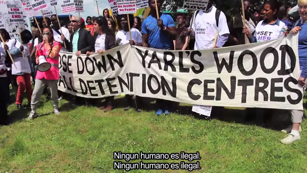 Por el cierre del centro de Detencion para inmigrantes Yarl's Wood