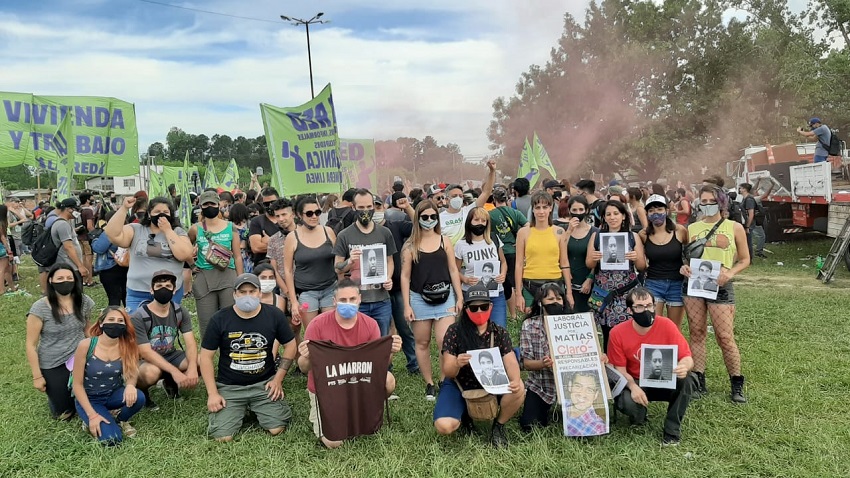 La lucha es una sola: docentes se suman a la acción de Guernica 