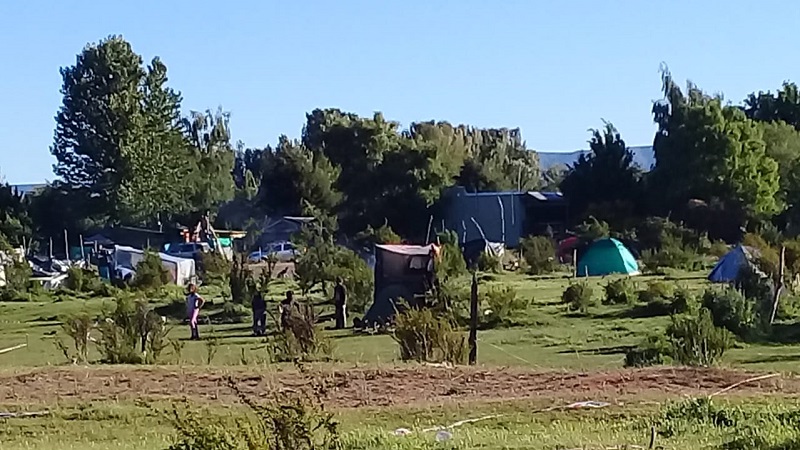 Primeros relevamientos de las familias de la toma en Junín de Los Andes