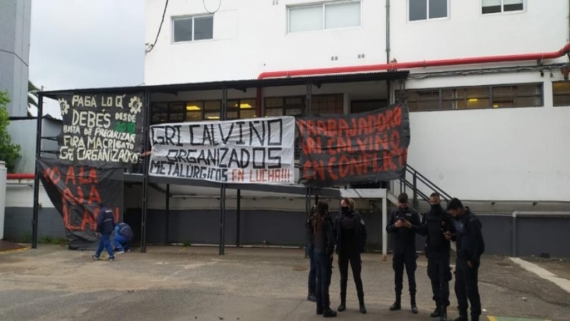 Trabajadores de GRI Calviño movilizan en defensa de sus puestos de trabajo