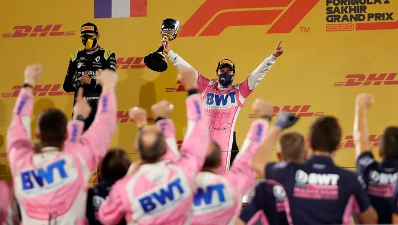 Checo Pérez en la cima de su carrera: gana en Bahrein