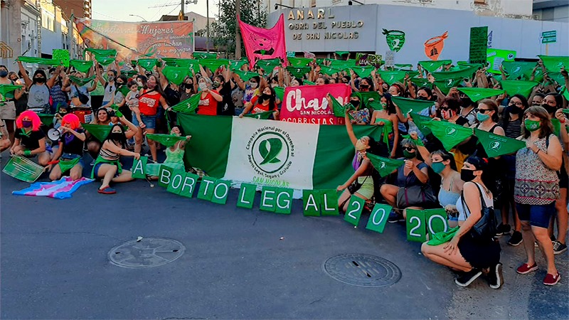 [VIDEO] San Nicolás: Pañuelazo por Aborto Legal