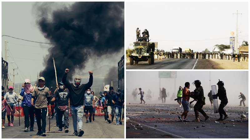 Rechazamos la represión policial y militar y nos solidarizamos con la lucha de los trabajadores agrarios